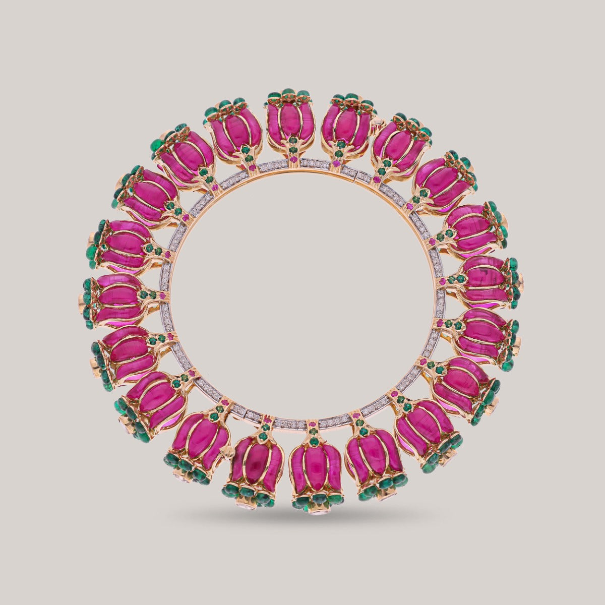 Enchanted Lotus Polki Bangle