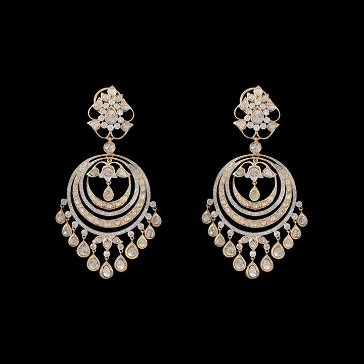 Pin Drops Polki Earrings