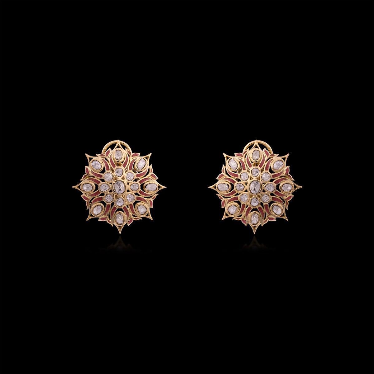Pinnacle Shine Polki Earrings