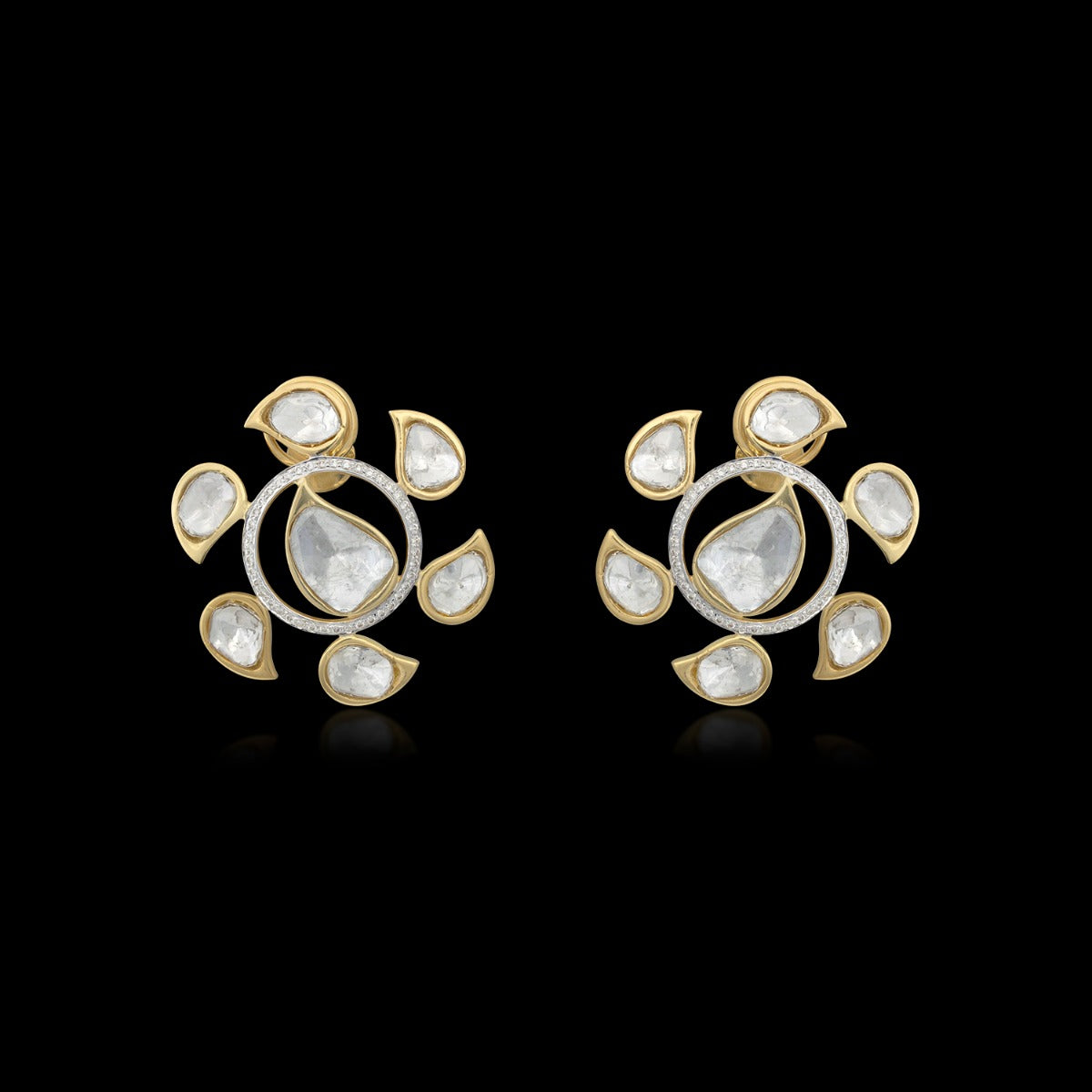Polki Dotted Earrings