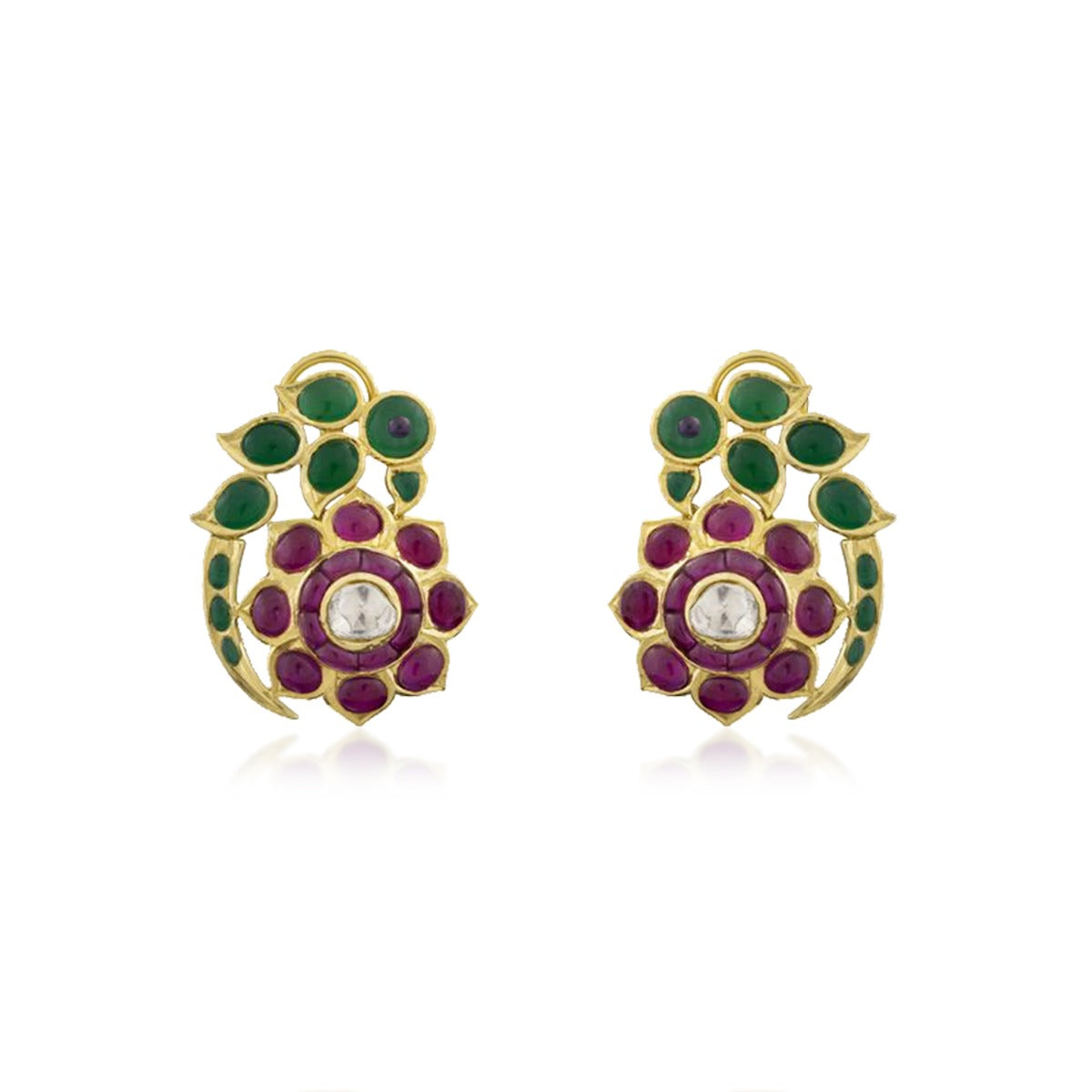 Creeper Cute Polki Earrings
