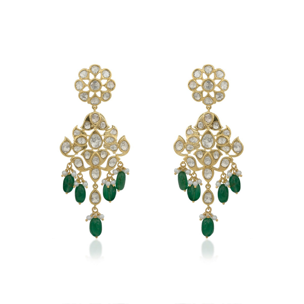 Myth Ensemble Polki Earrings