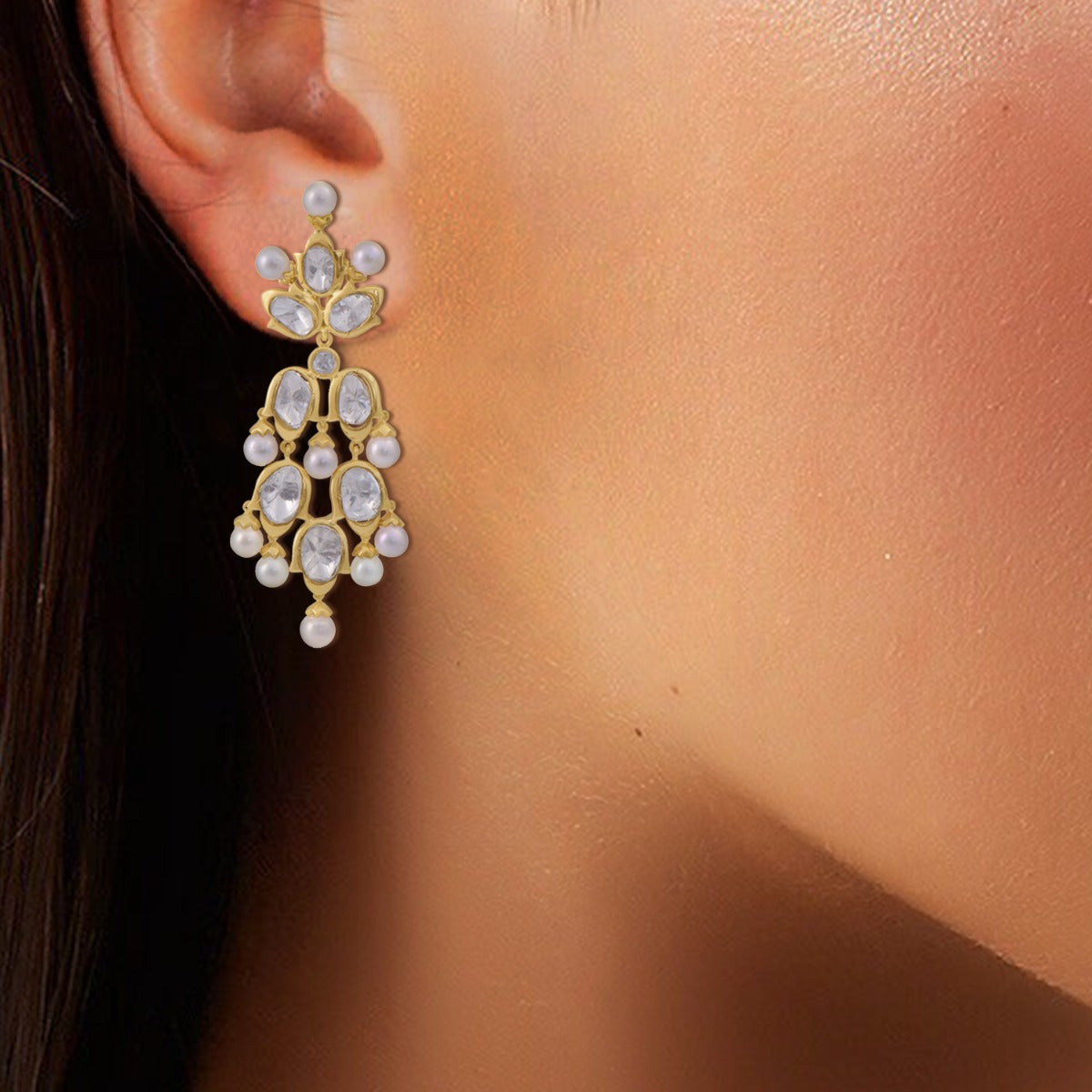 Ayaany Polki Earrings