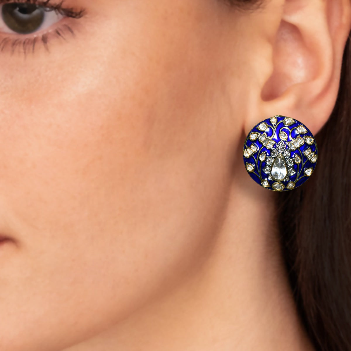 Sphere Polki Earrings