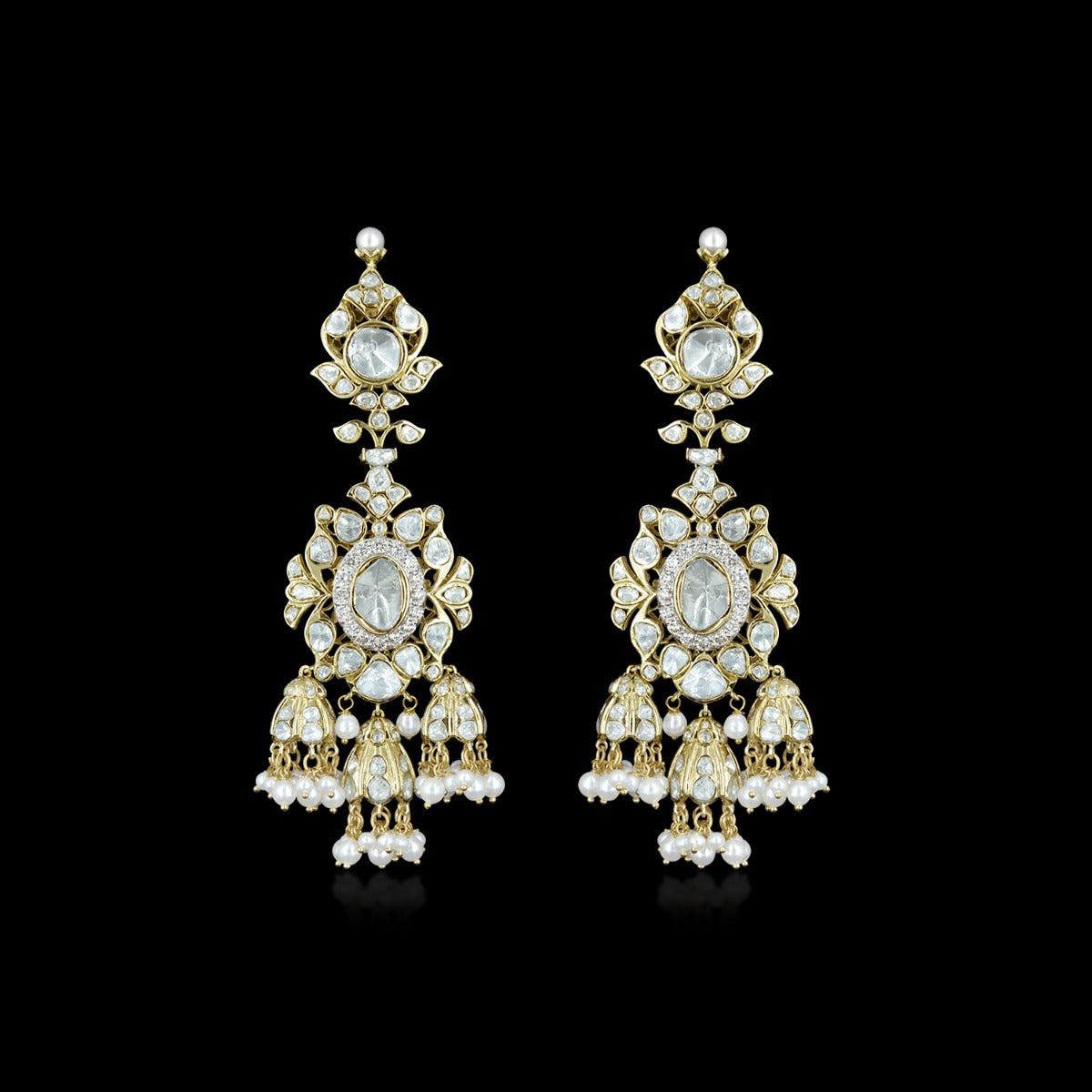 Diya Diva Polki Earrings
