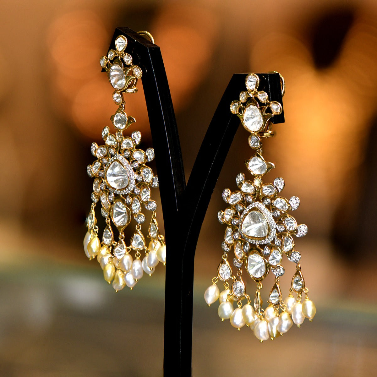 Outward Sun Polki Earrings