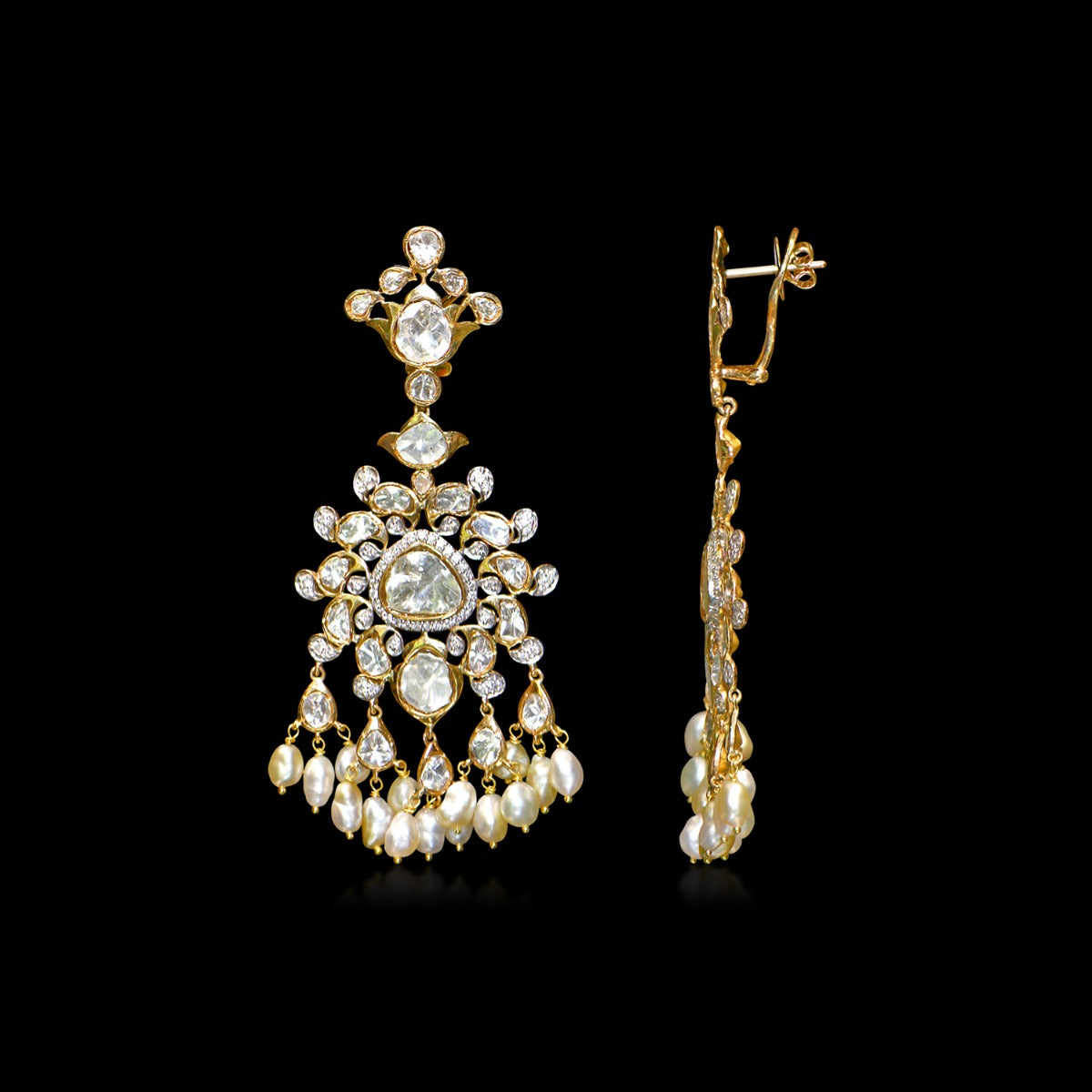 Outward Sun Polki Earrings