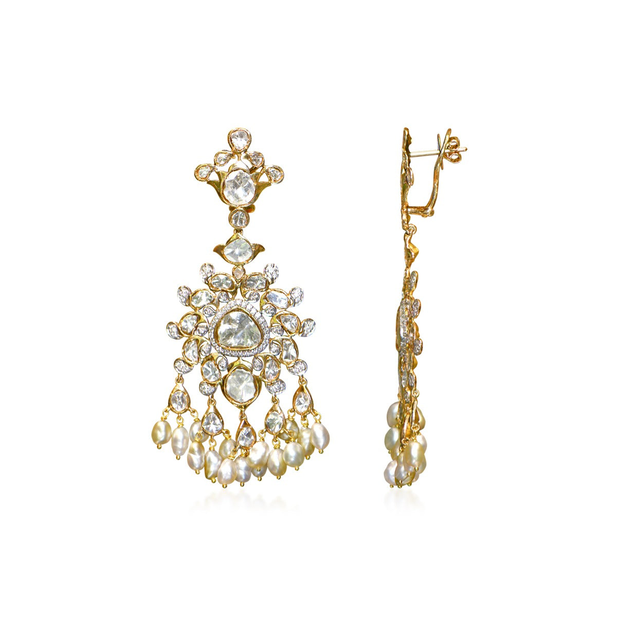 Outward Sun Polki Earrings