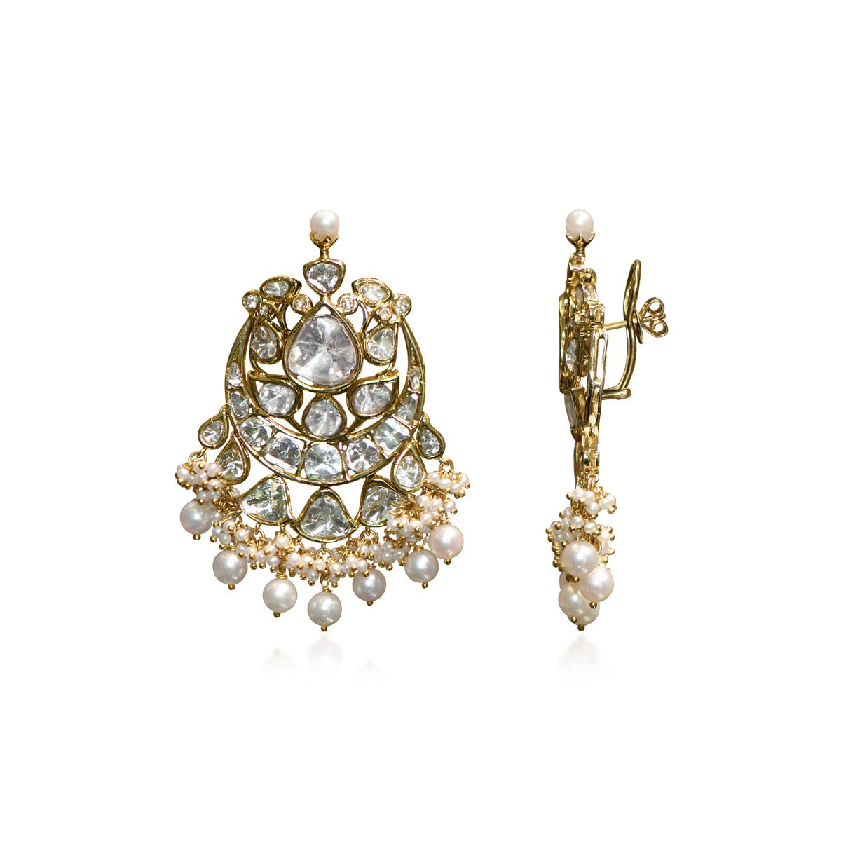 Eternal Elegance Polki Necklace Set