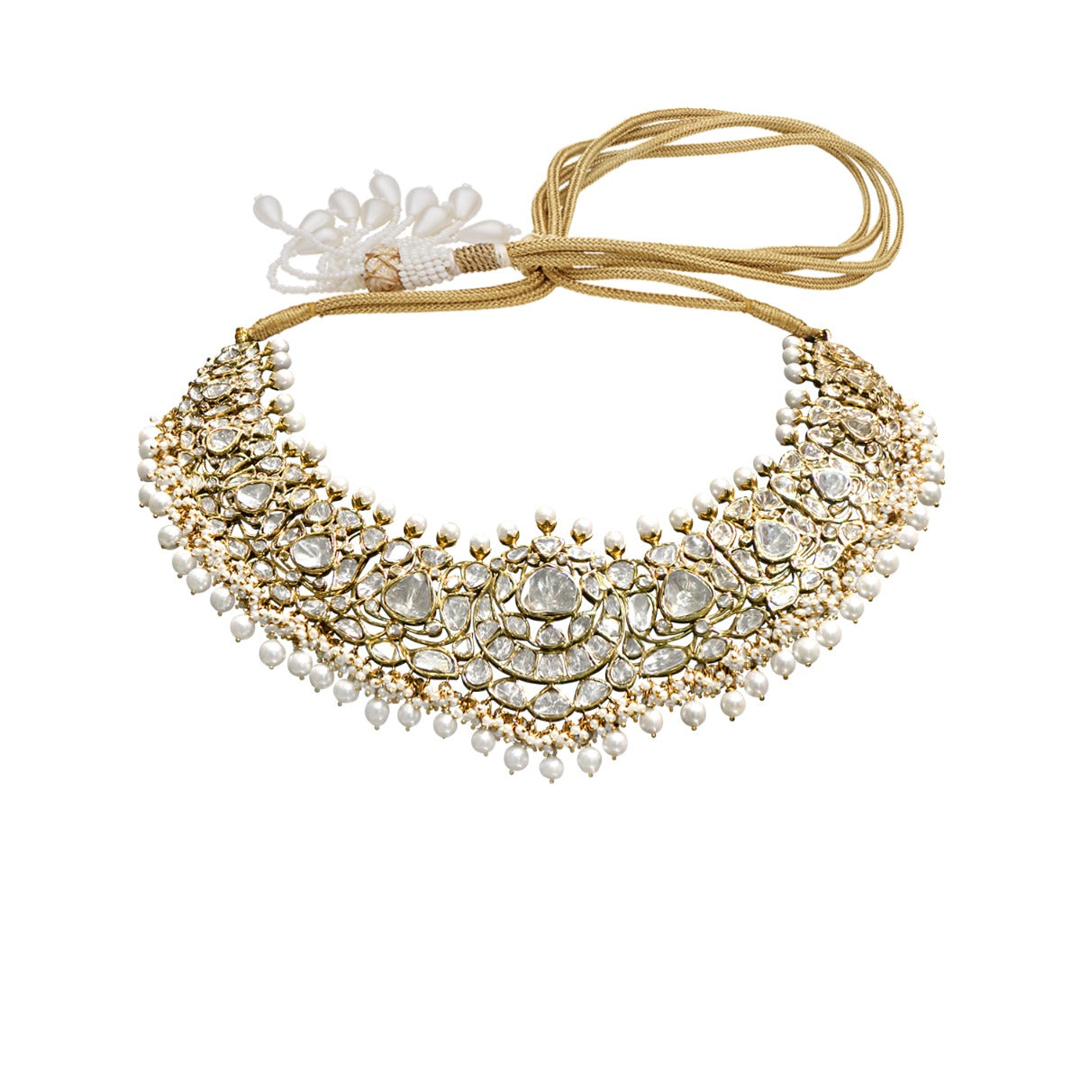 Eternal Elegance Polki Necklace Set