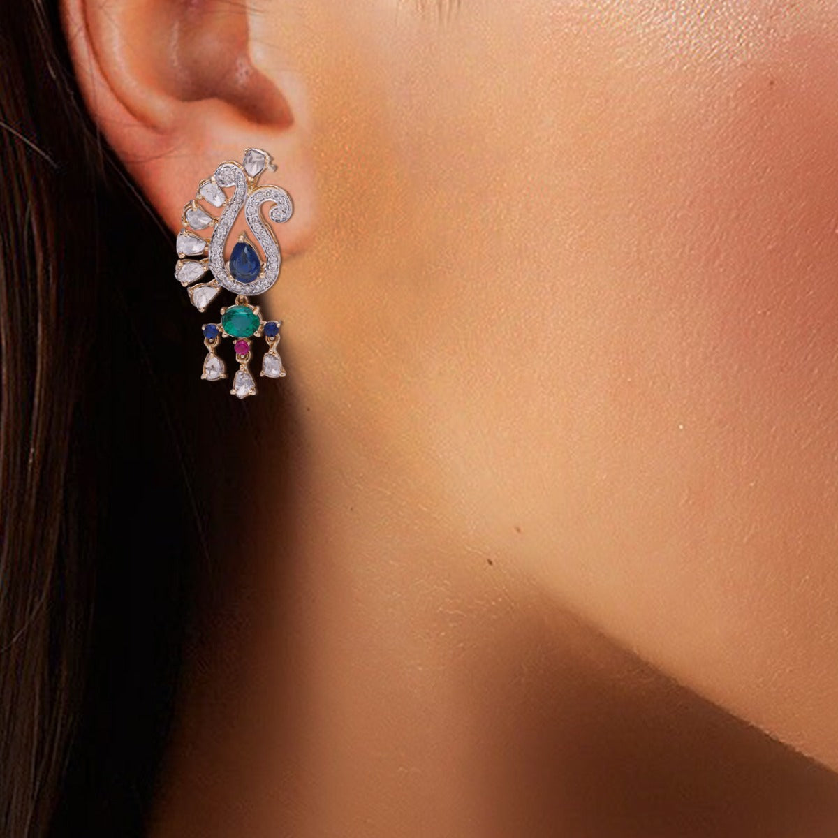 Ishwin Polki Earrings