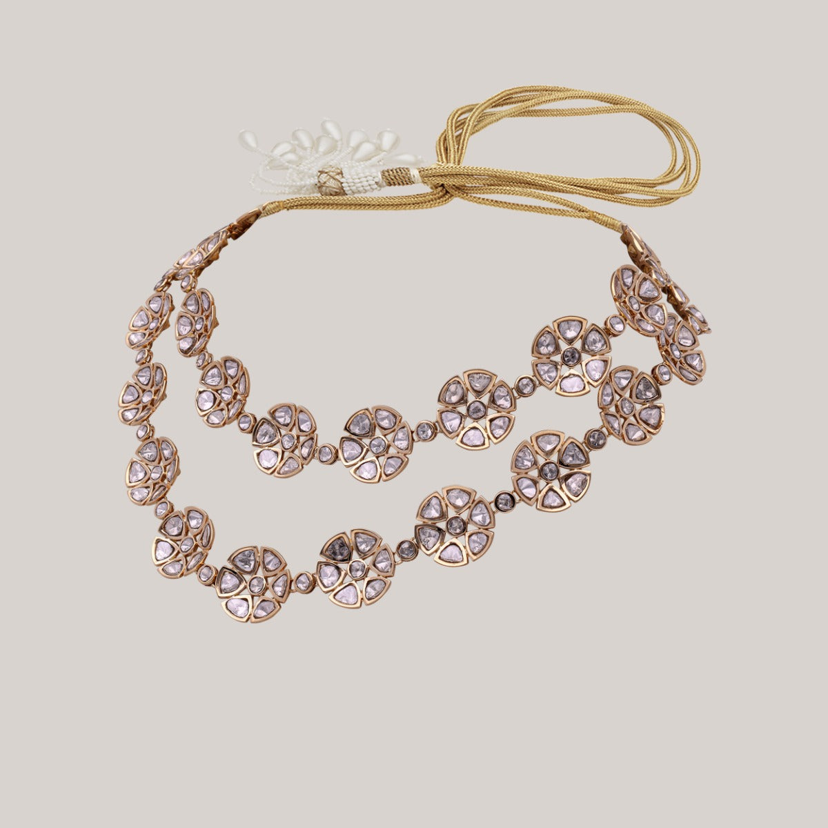 Cosmos Sphere Polki Necklace