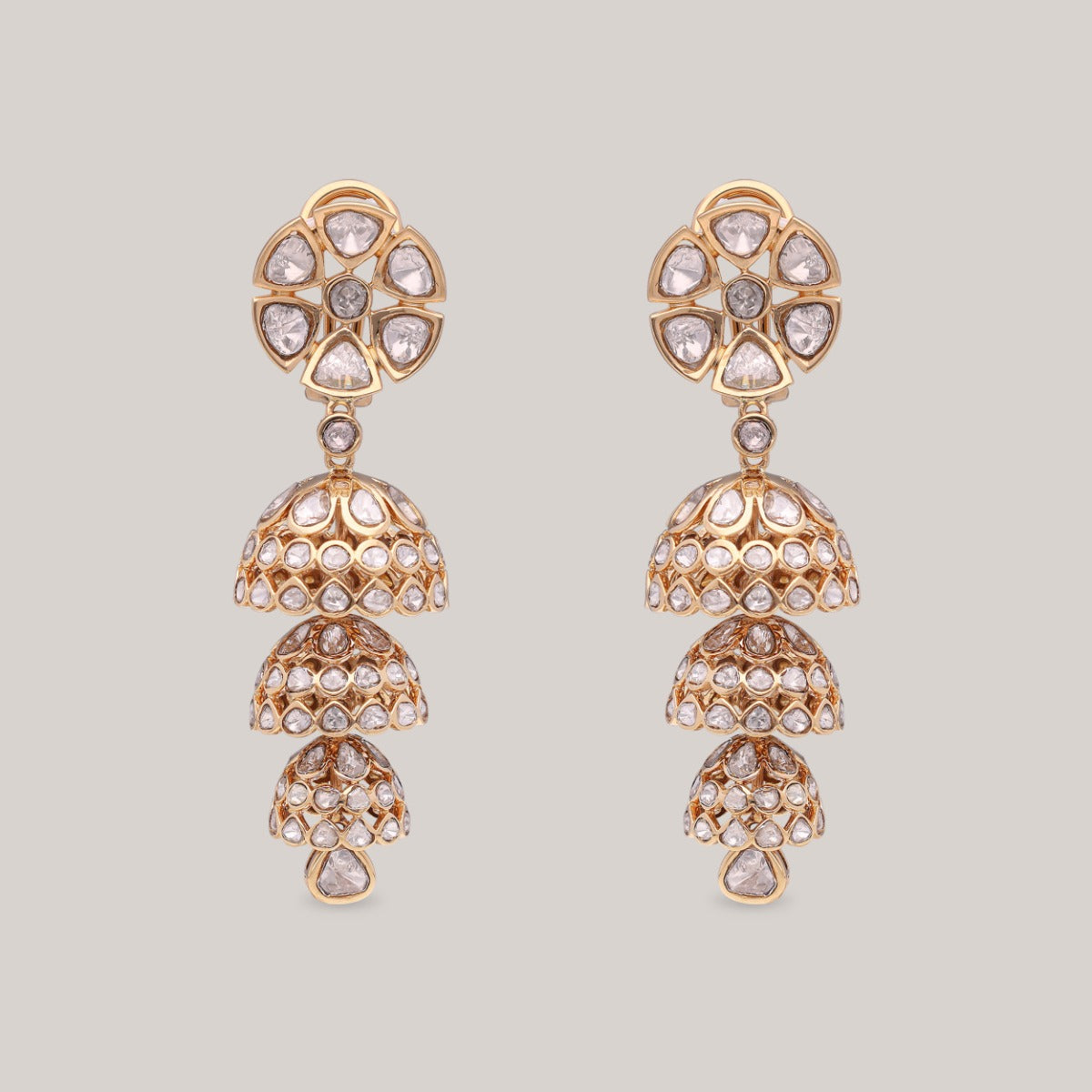 Vintage Vogue Polki Jhumka