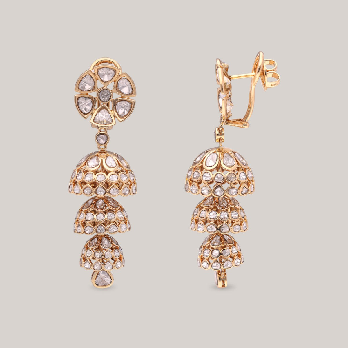 Vintage Vogue Polki Jhumka