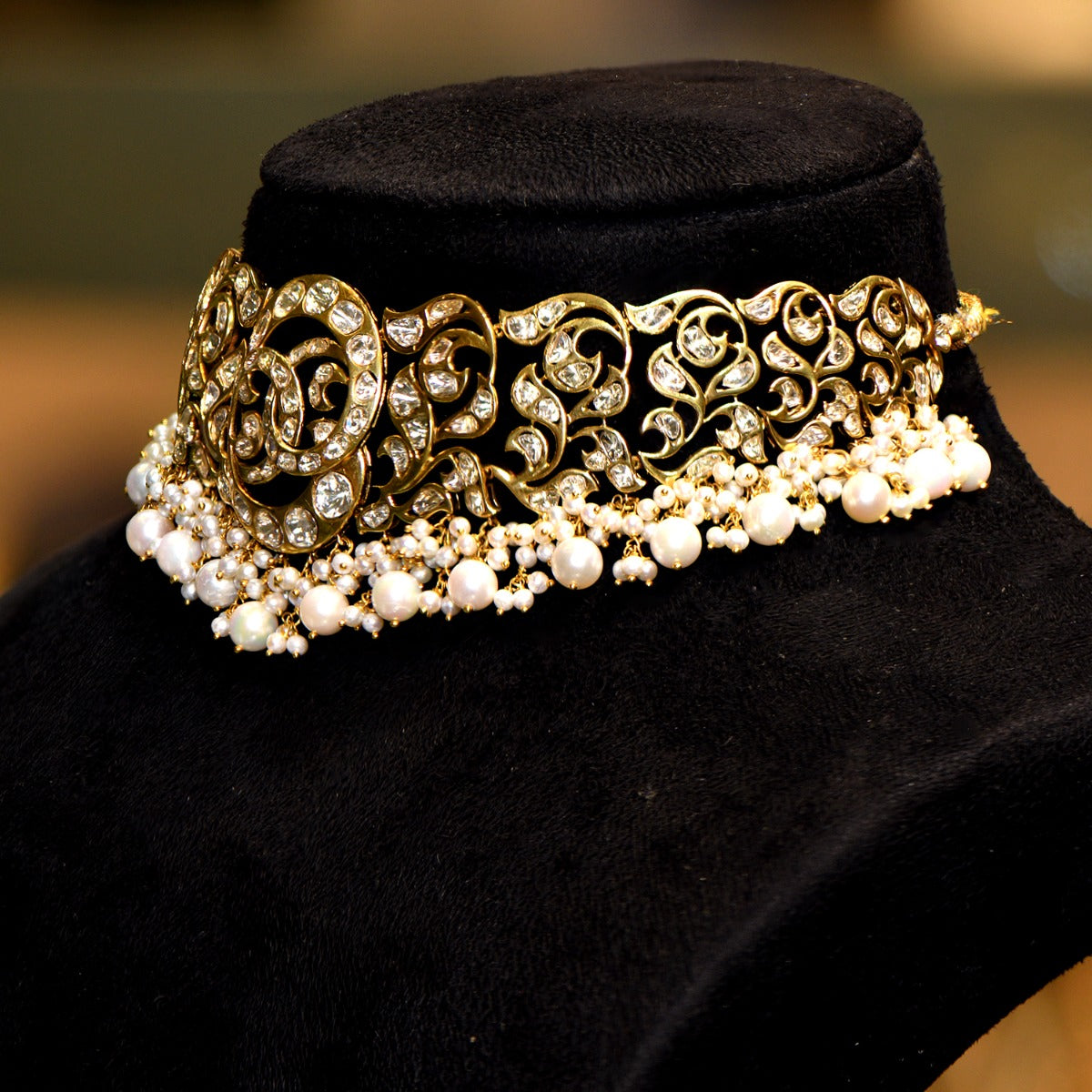 Polki Snake Charmer Choker