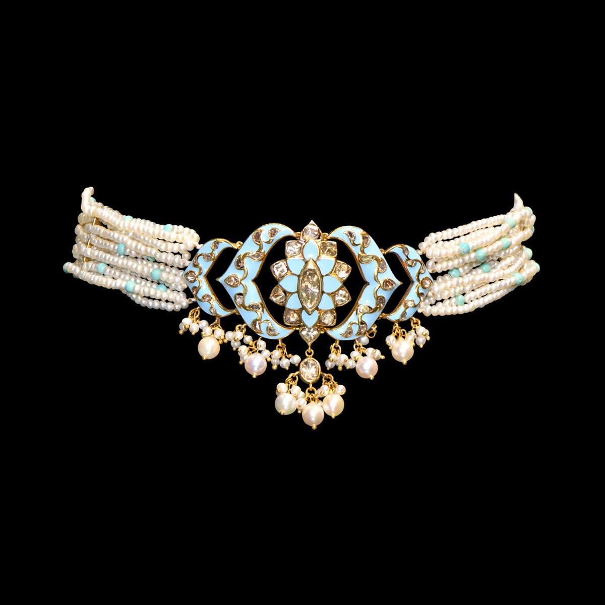 Skylark Polki Choker Set