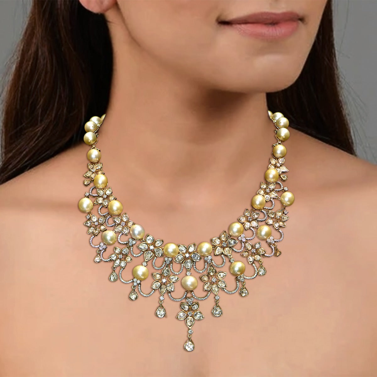 Boulder Trinkets Polki Necklace