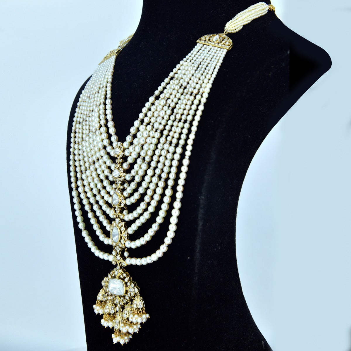 Grande Pearl Polki Necklace