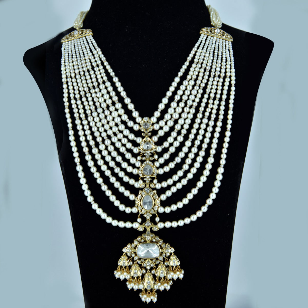 Grande Pearl Polki Necklace