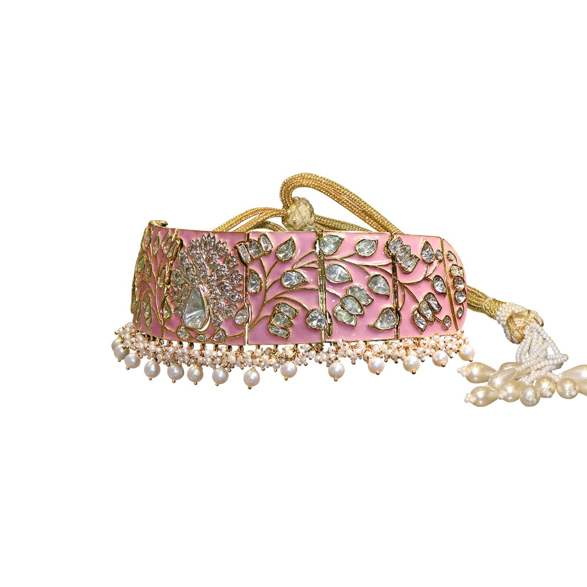 Pink Pump Polki Choker
