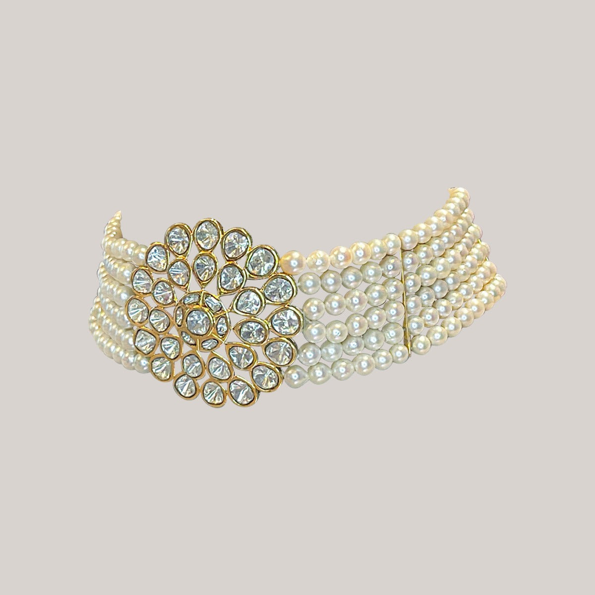 Aria Adornments Polki Choker