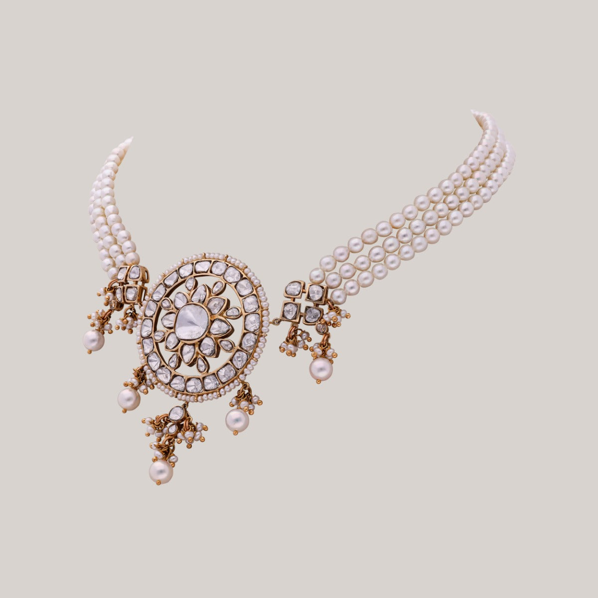 Regal Petals Polki Choker