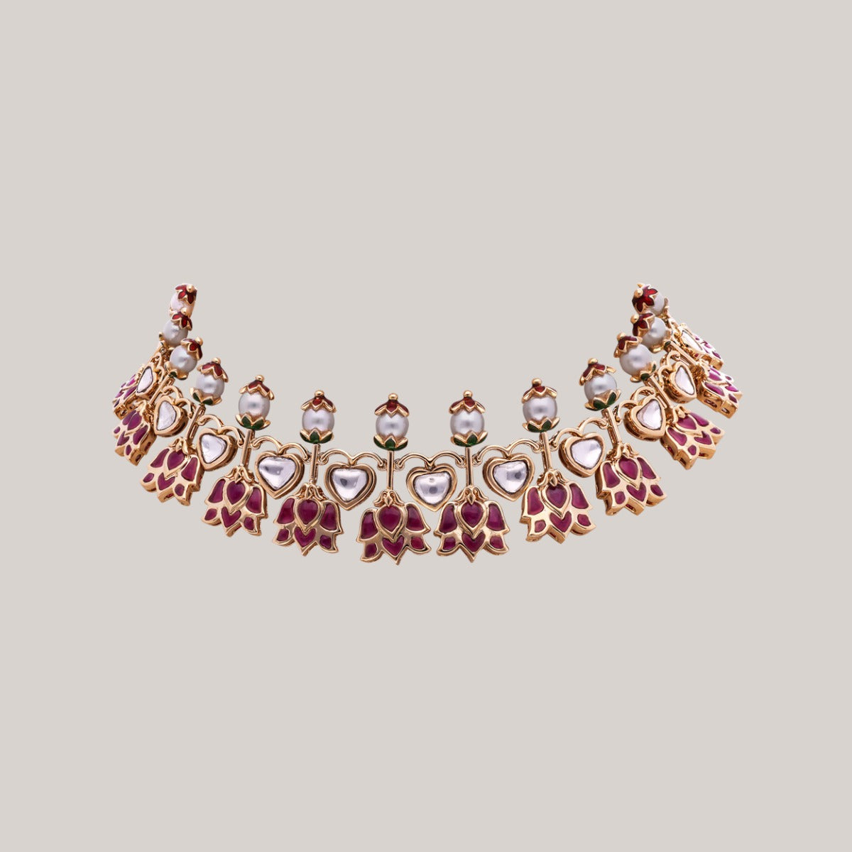 Blooming Royalty Polki Choker