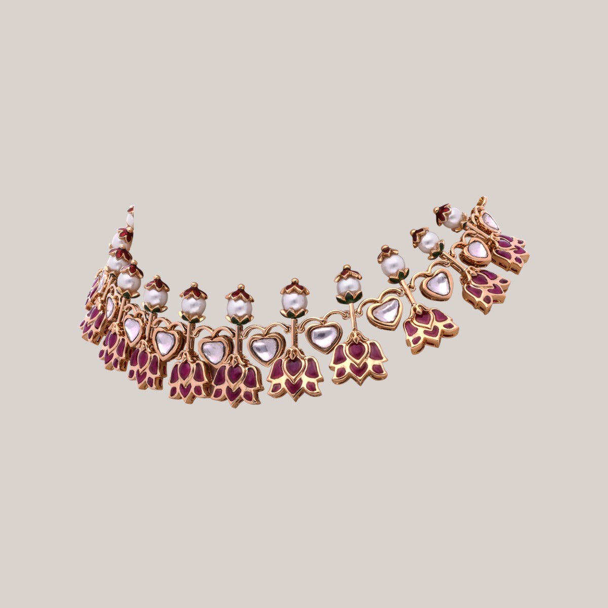 Blooming Royalty Polki Choker