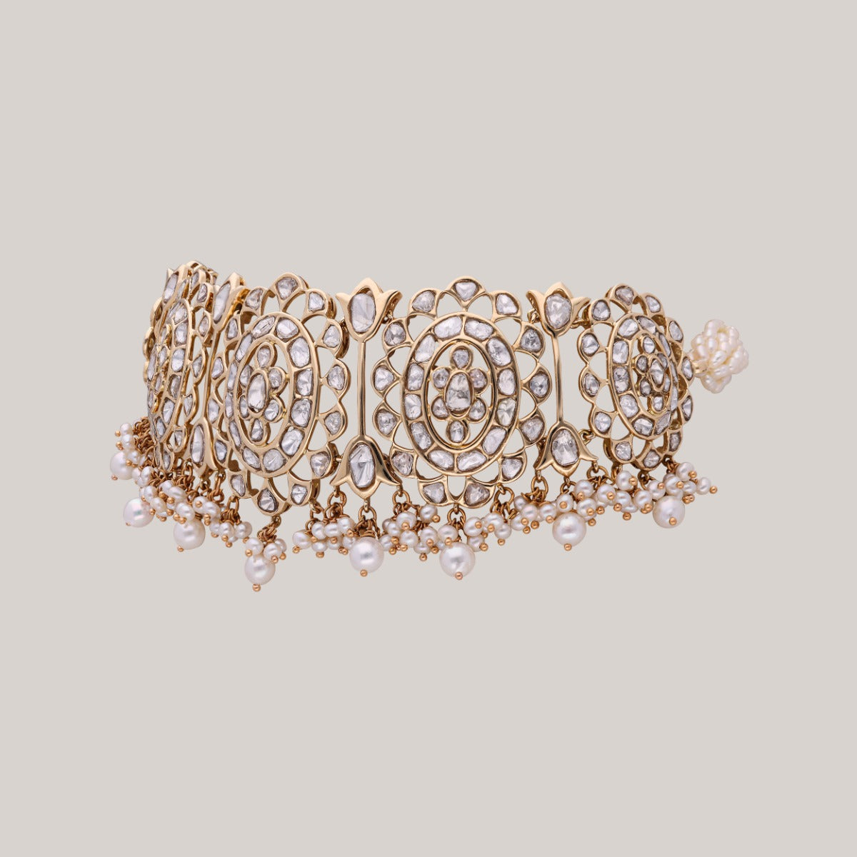 Ovaltine Fluer Polki Choker Set