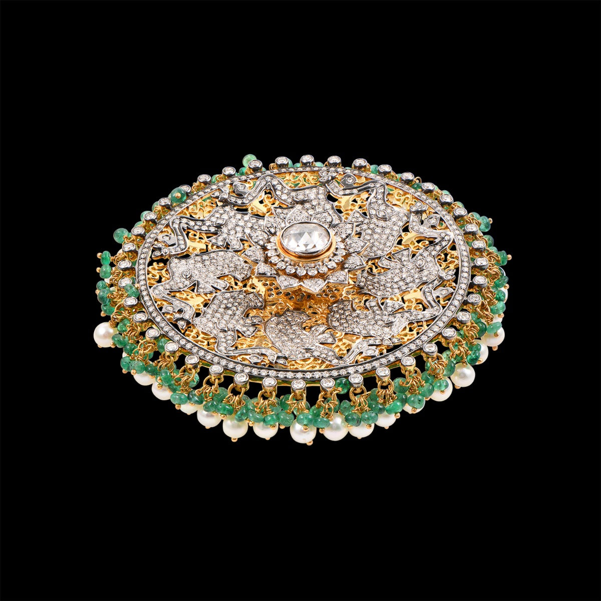 Krishna Polki Ring