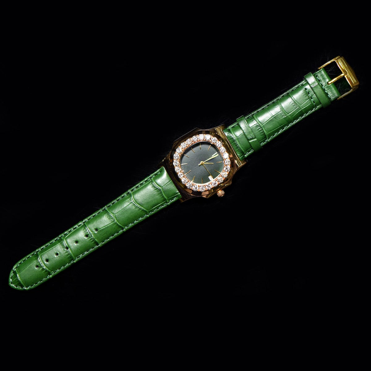Green Envy Classy Diamond Watch