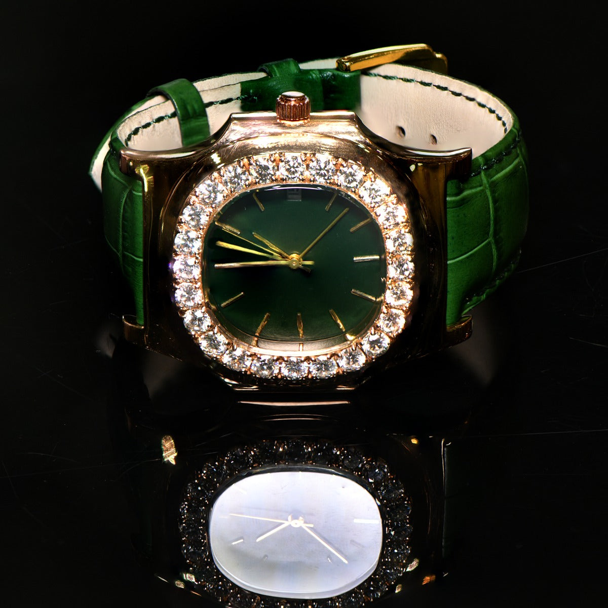 Green Envy Classy Diamond Watch