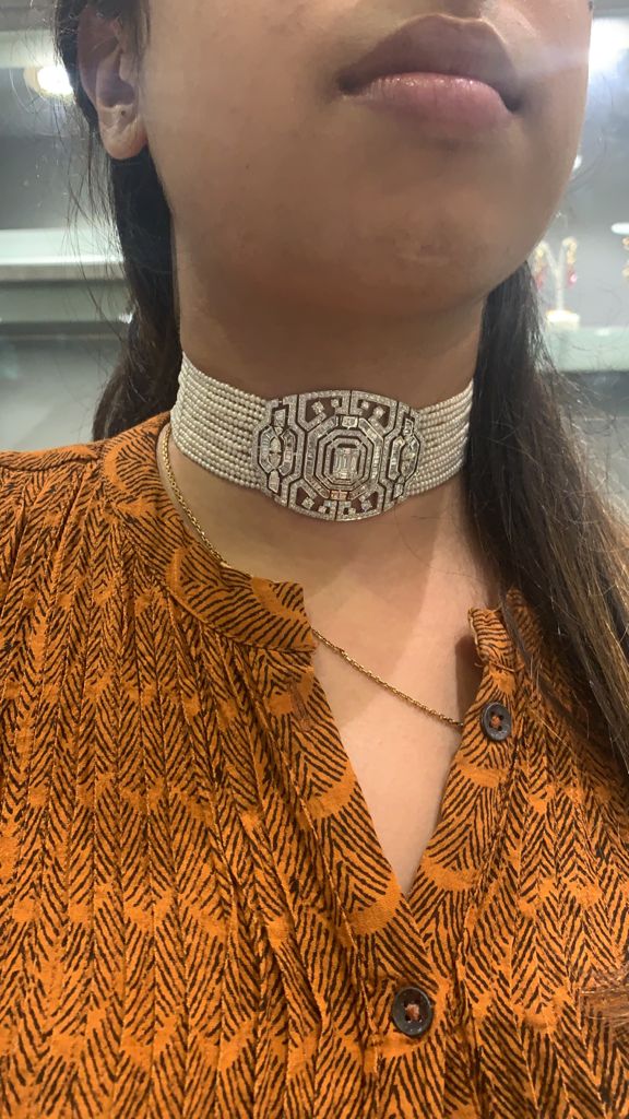 Art Deco Motif Necklace
