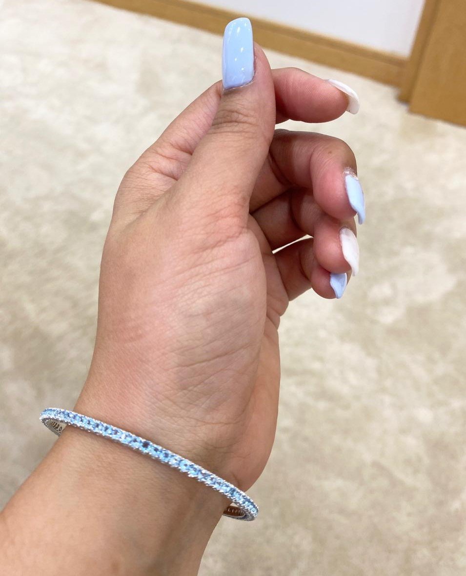 Sky Blue Breezy Bangle