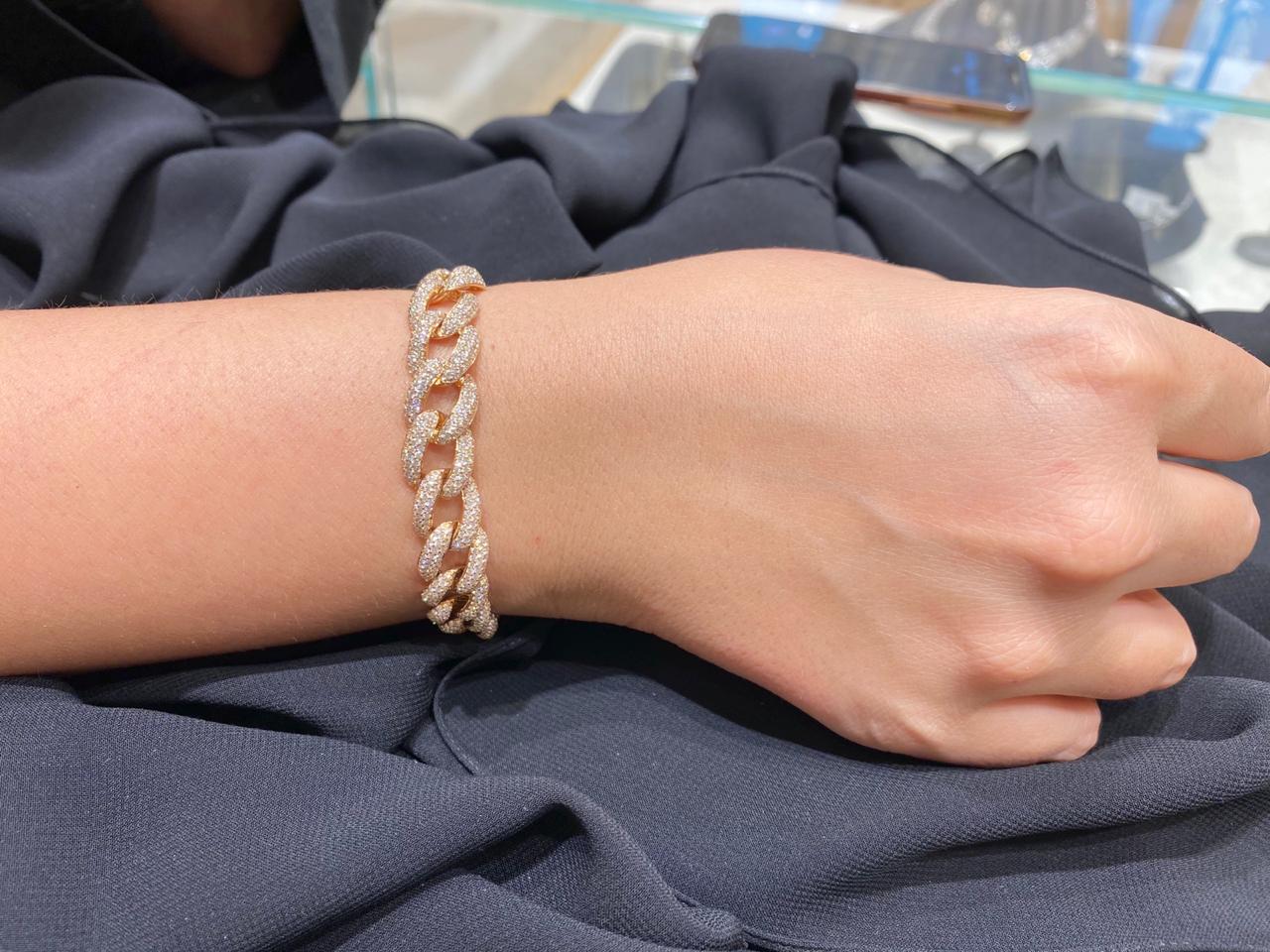 Chain Diamond Bracelet