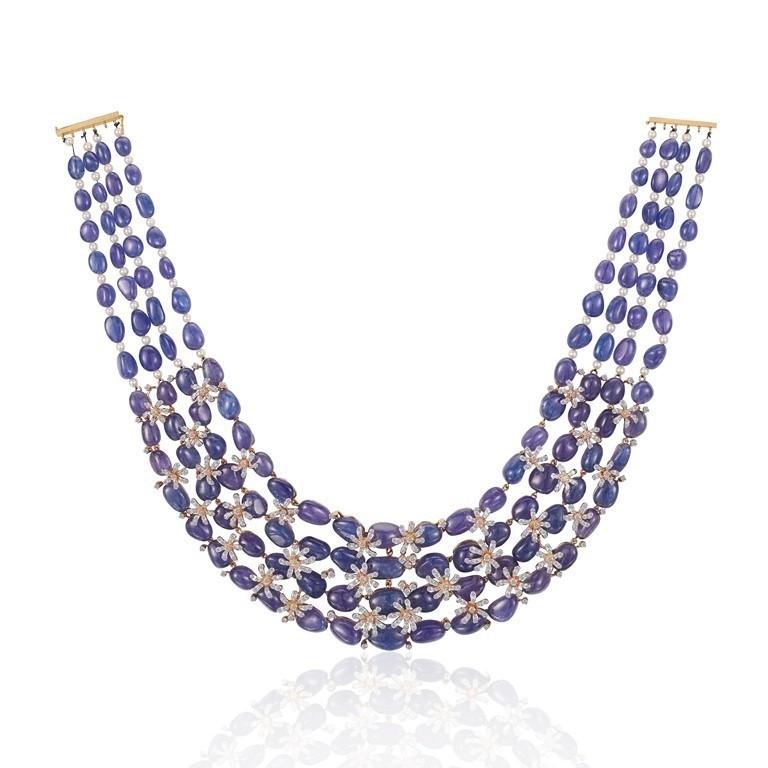 Tanzanite Necklace Set