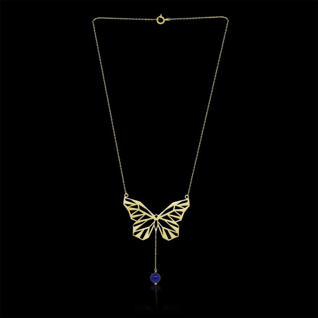 Tendril Butterfly Necklace