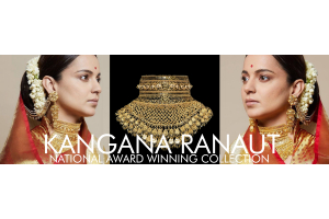 Kangana shines in Jaipur Gems jewellery at the 67th National Film Awards