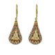 Ornate Enamel Drop Earrings