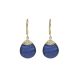 Blue Dew Drop Enamel Earrings