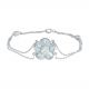 Flower Dazzling Diamond Bracelet