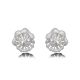 Charm Cluster Diamond Stud Earrings