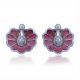 Fares Lotus Diamond Earrings