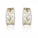 Shimmering Petals Diamond Stud Earrings