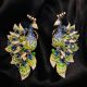 Bella Peacock Diamond Earrings