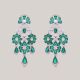 Luminous Luxe Emerald Diamond Earrings