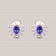 Aarna Tanzanite Diamond Earrings