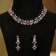 Pink Core Diamond Necklace Set