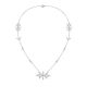 Minimalistic Floral Diamond Necklace