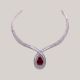 Carmine Diamond Necklace